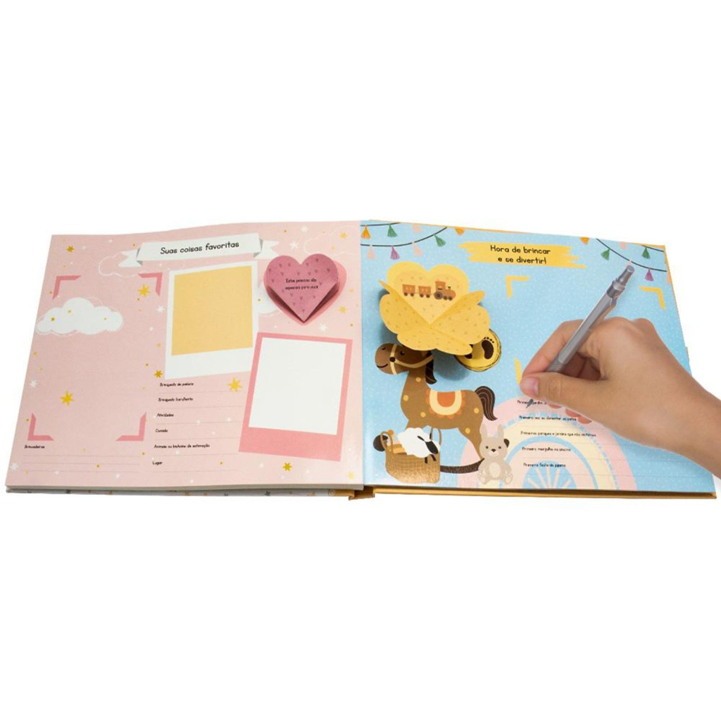Livro do Bebê (Amarelo)