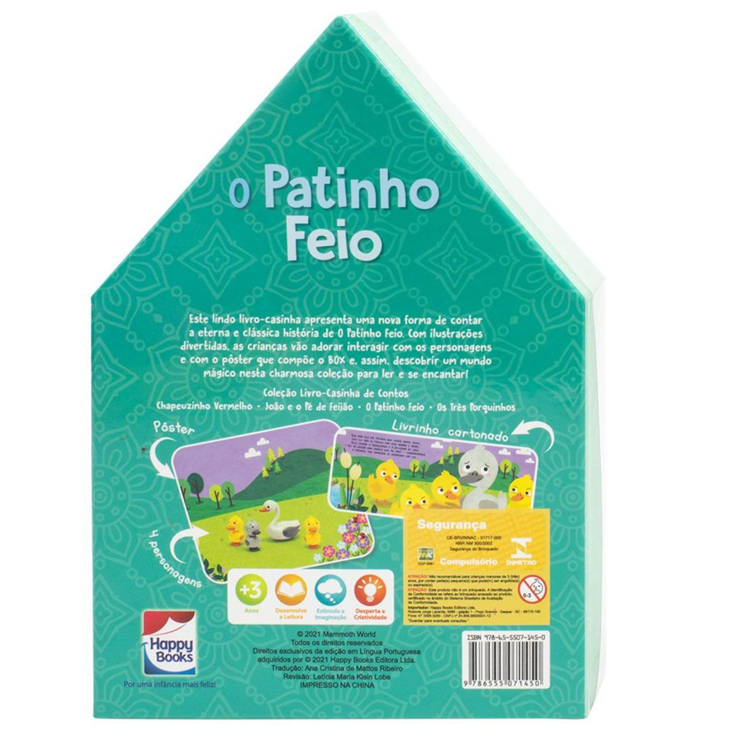 Livro-Casinha de Contos: O Patinho Feio