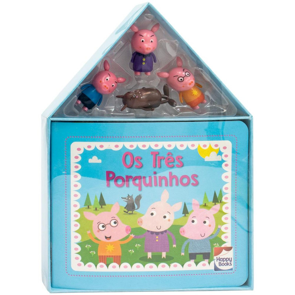 Livro-Casinha de Contos: Os Três Porquinhos