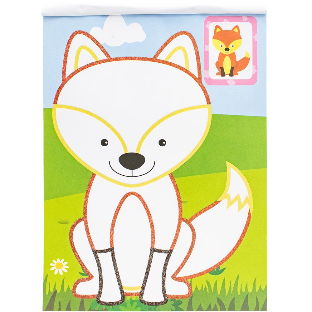 Livro-pad de colorir com Glitter: Selva