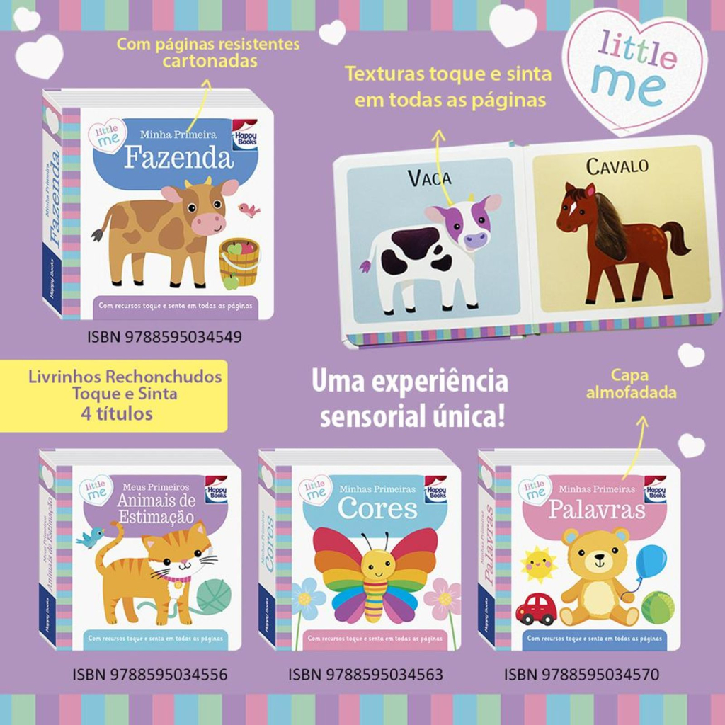 Little Me Livrinhos Rechonchudos-Toque e Sinta: Palavras