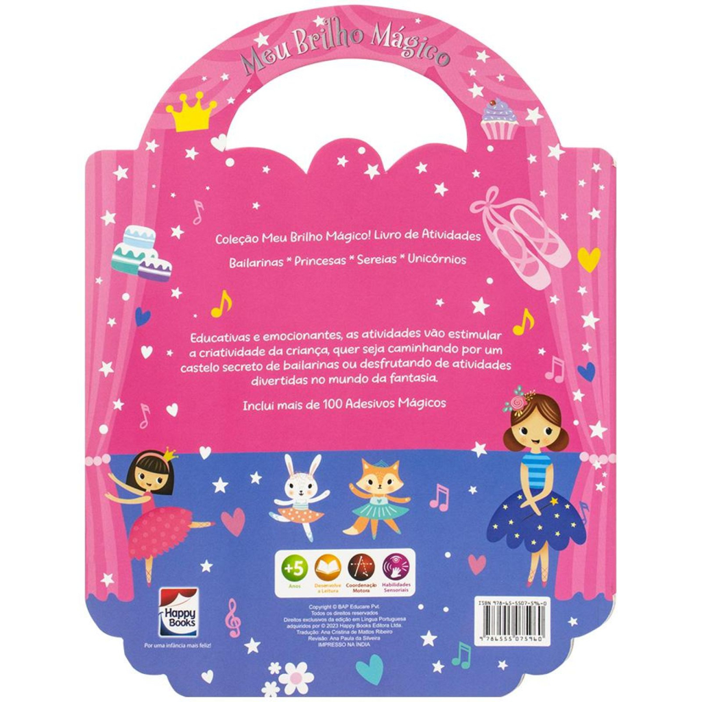 Meu Brilho Mágico! Livro de Atividades: Bailarinas