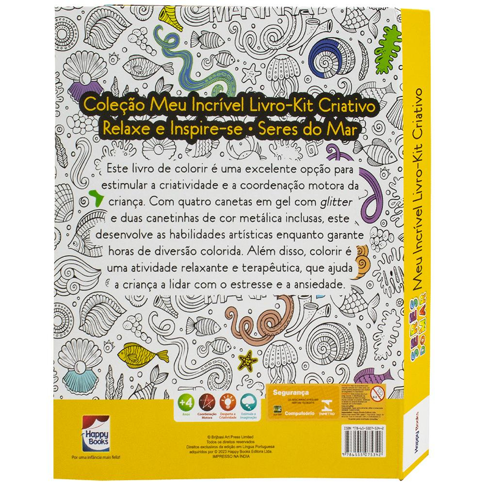 Meu Incrível Livro-Kit Criativo: Seres do Mar