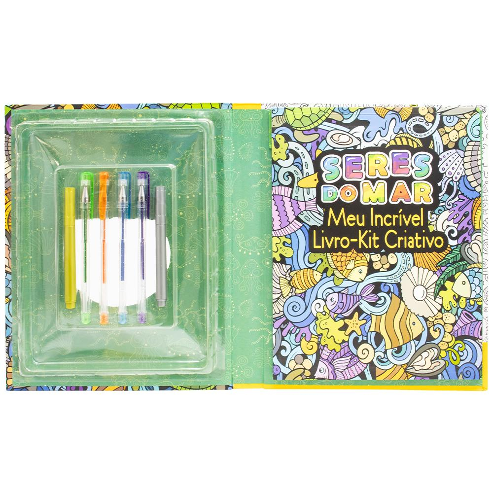 Meu Incrível Livro-Kit Criativo: Seres do Mar