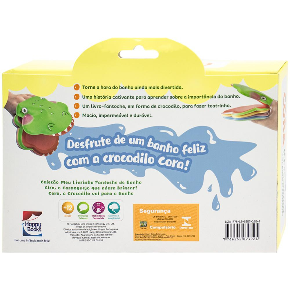 Meu Livrinho Fantoche de Banho: Cora, a Crocodilo vai para o Banho