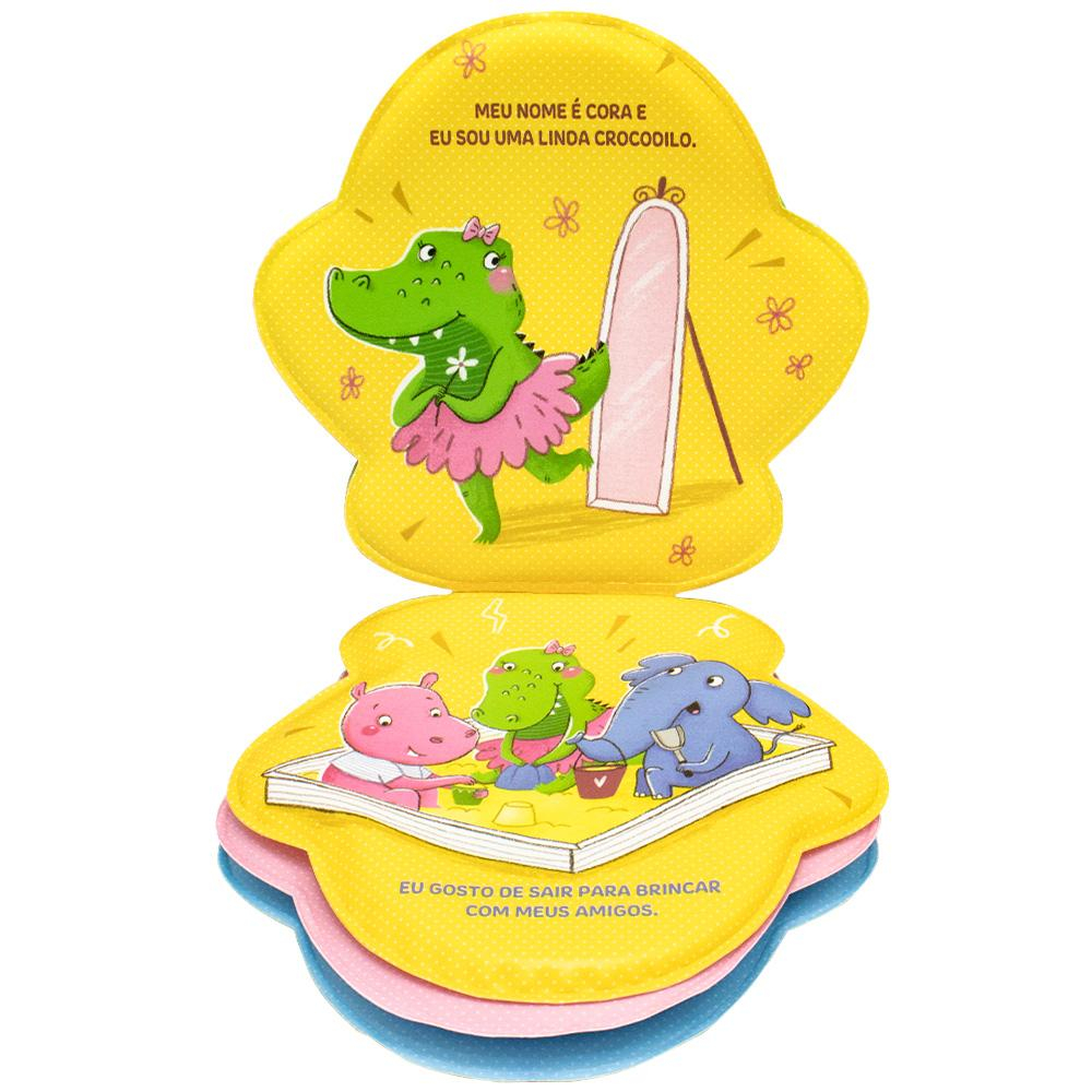 Meu Livrinho Fantoche de Banho: Cora, a Crocodilo vai para o Banho
