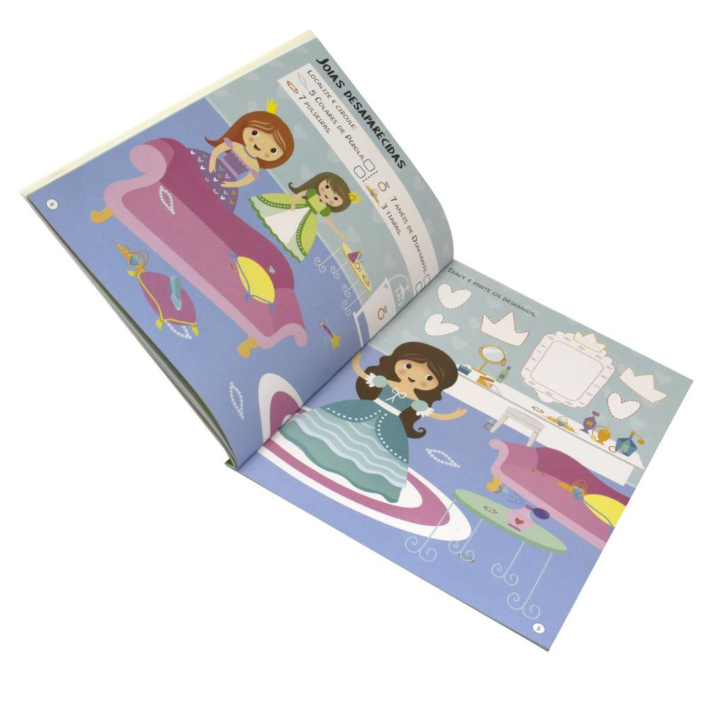 Meu Livro de Adesivos Brilhantes: Princesas