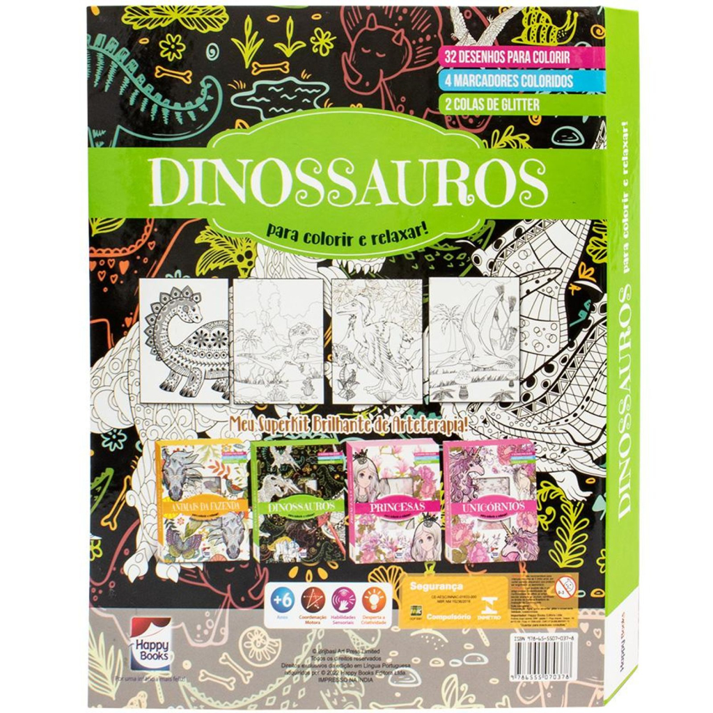 Meu SuperKit Brilhante de Arteterapia! Dinossauros