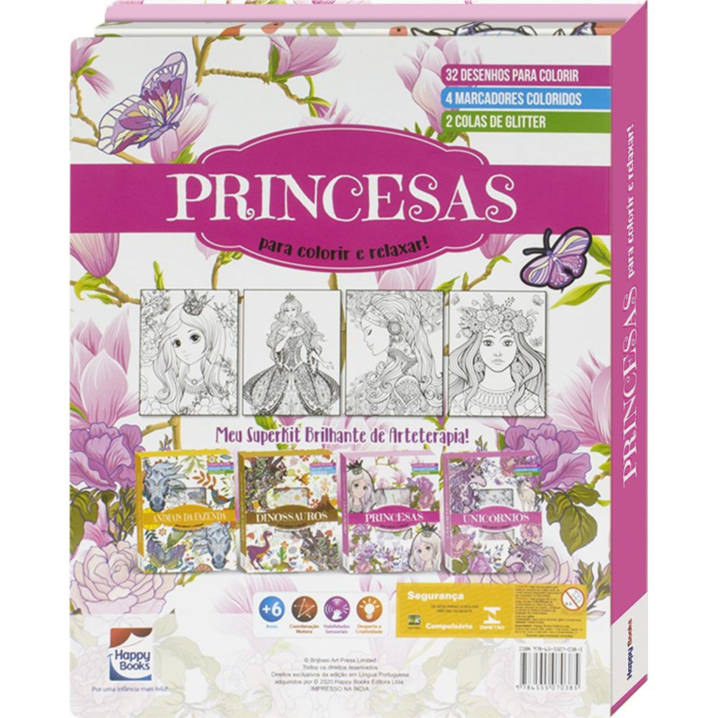 Meu SuperKit Brilhante de Arteterapia! Princesas