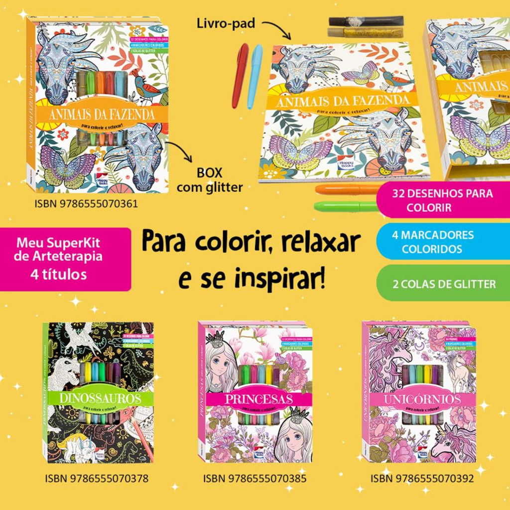 Meu SuperKit Brilhante de Arteterapia! Princesas