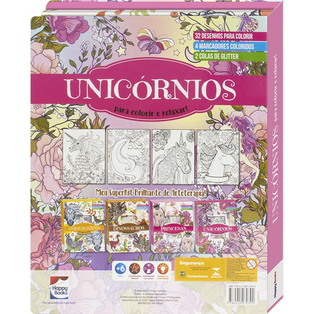 Meu SuperKit Brilhante de Arteterapia! Unicórnios