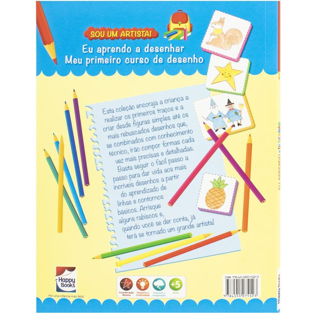 Sou um artista! Eu aprendo a desenhar