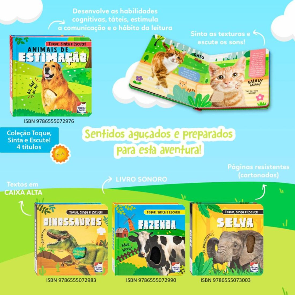 Toque, Sinta e Escute! Animais de Estimação