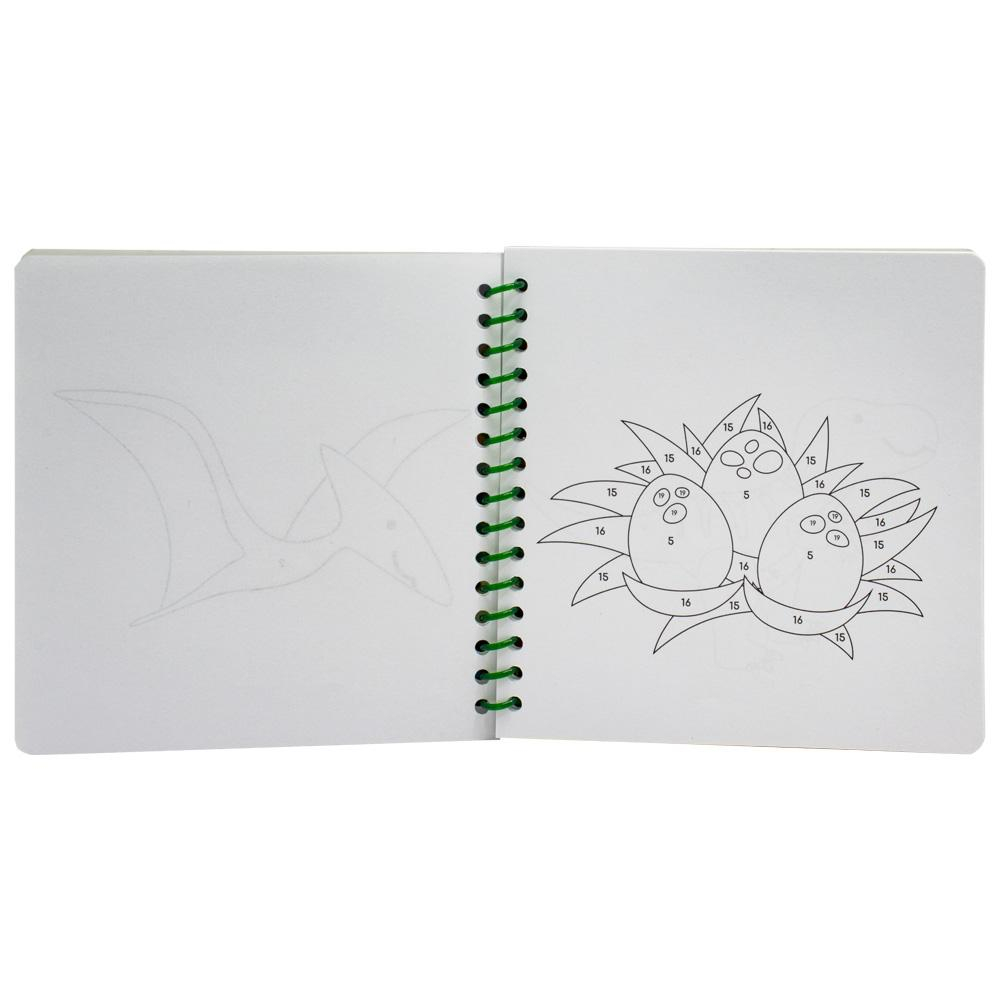 Um livro-kit divertido! Desenhe os Dinossauros