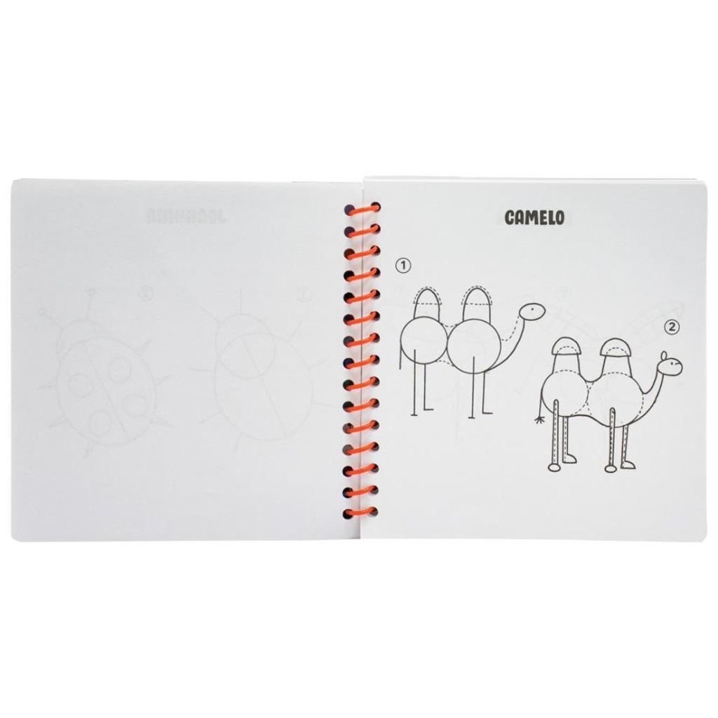 Um livro-kit divertido! Desenhe seus amigos Animais