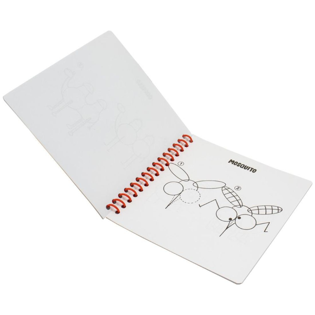 Um livro-kit divertido! Desenhe seus amigos Animais