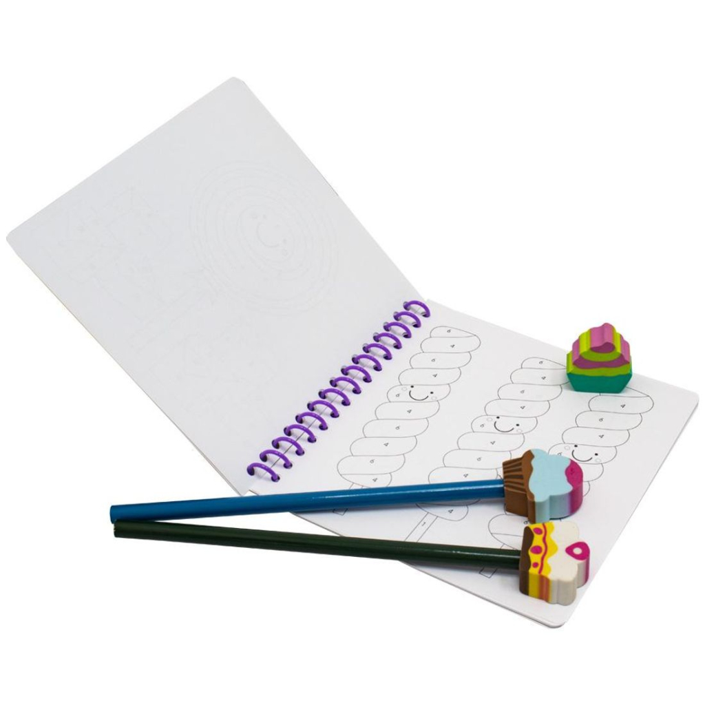 Um livro-kit divertido! Pinte os Números - Eu Amo Doces