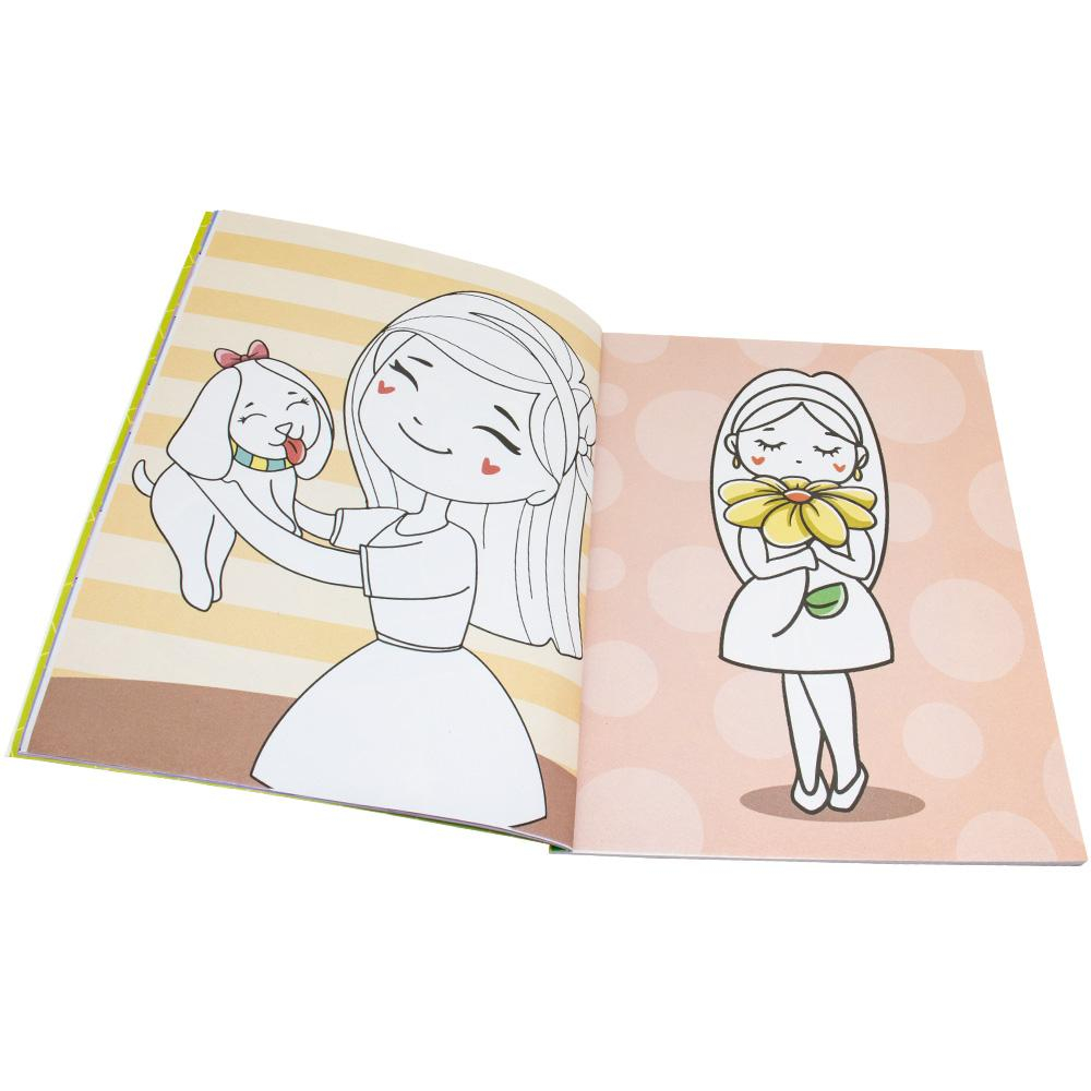 Viva as Cores! Livro de Colorir: Amigas, Moda e Diversão