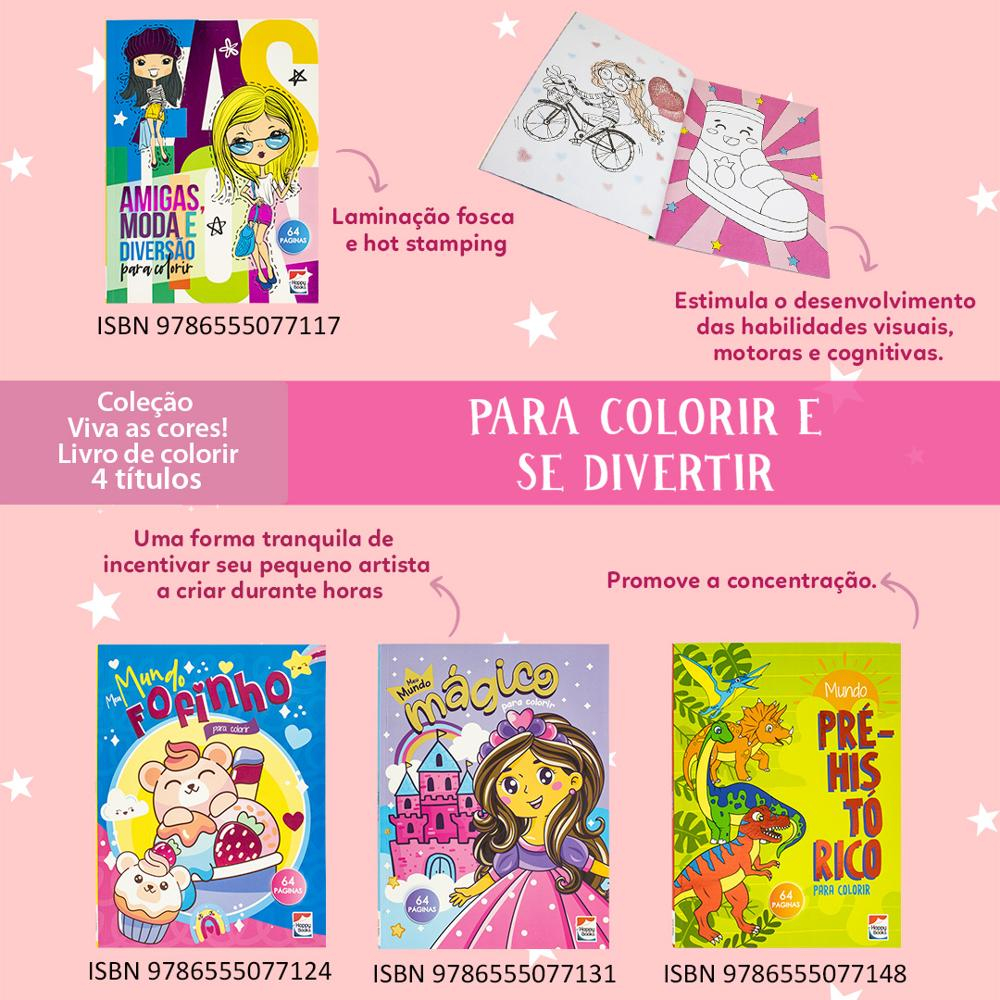 Viva as Cores! Livro de Colorir: Meu Mundo Fofinho Para Colorir