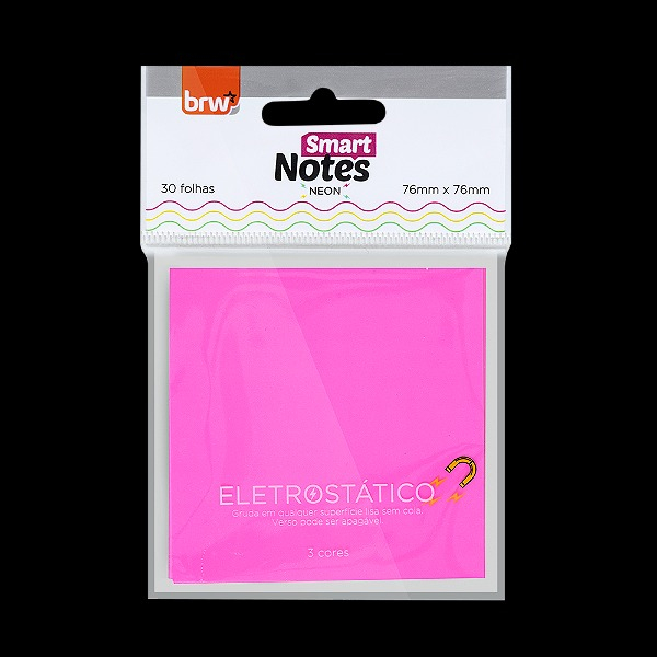 BLOCO ELETROSTÁTICO 76X76MM - 30 FLS