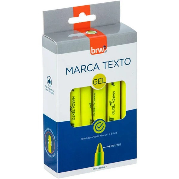 MARCA-TEXTO EM GEL - AMARELO