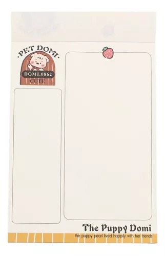Bloco de Notas Folhas Estampadas A6 96fls