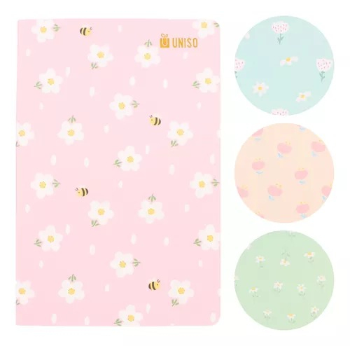 Caderno Pautado Flor A5