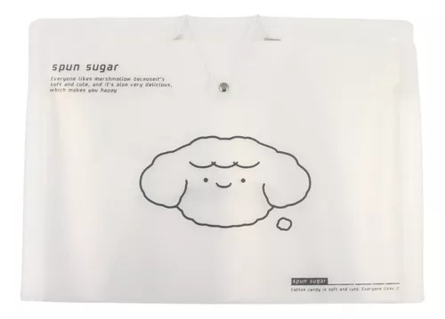 Pasta Sanfonada Sugar Dog A4 8 Divisorias