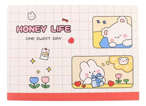 Sketchbook Honey Lifa A4 - Caderno Desenho