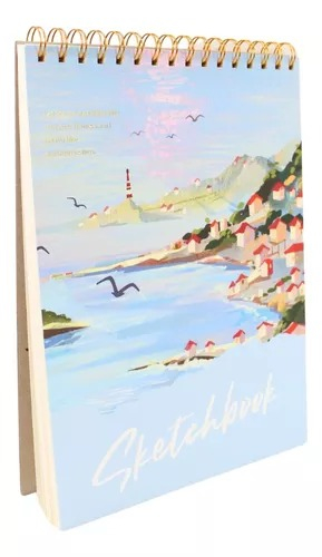 Sketchbook Montanha A4 - Caderno Desenho