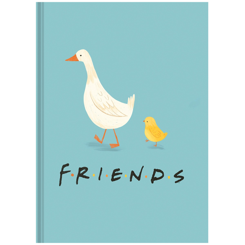 CADERNO COLEGIAL COSTURADO 160F - FRIENDS