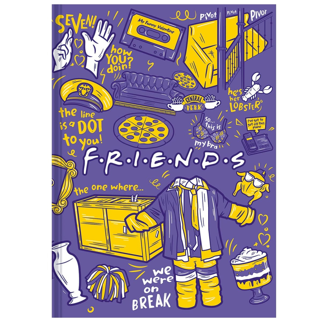 CADERNO COLEGIAL COSTURADO 160F - FRIENDS