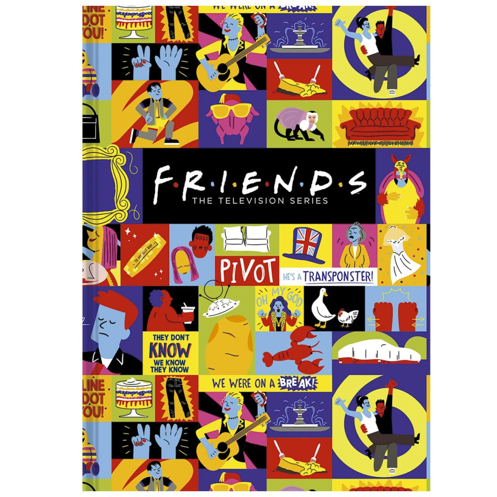 CADERNO COLEGIAL COSTURADO 160F - FRIENDS