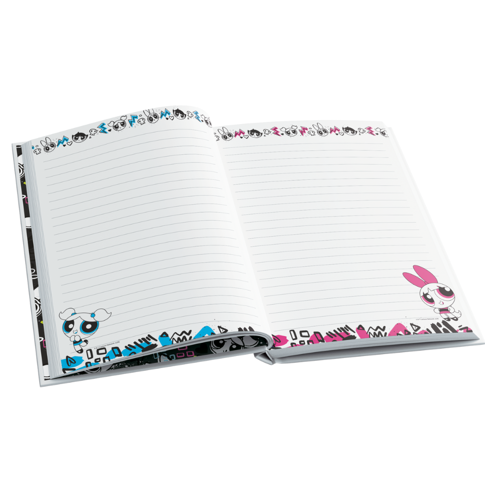 CADERNO COLEGIAL COSTURADO 160F - MENINAS SUPER PODEROSAS