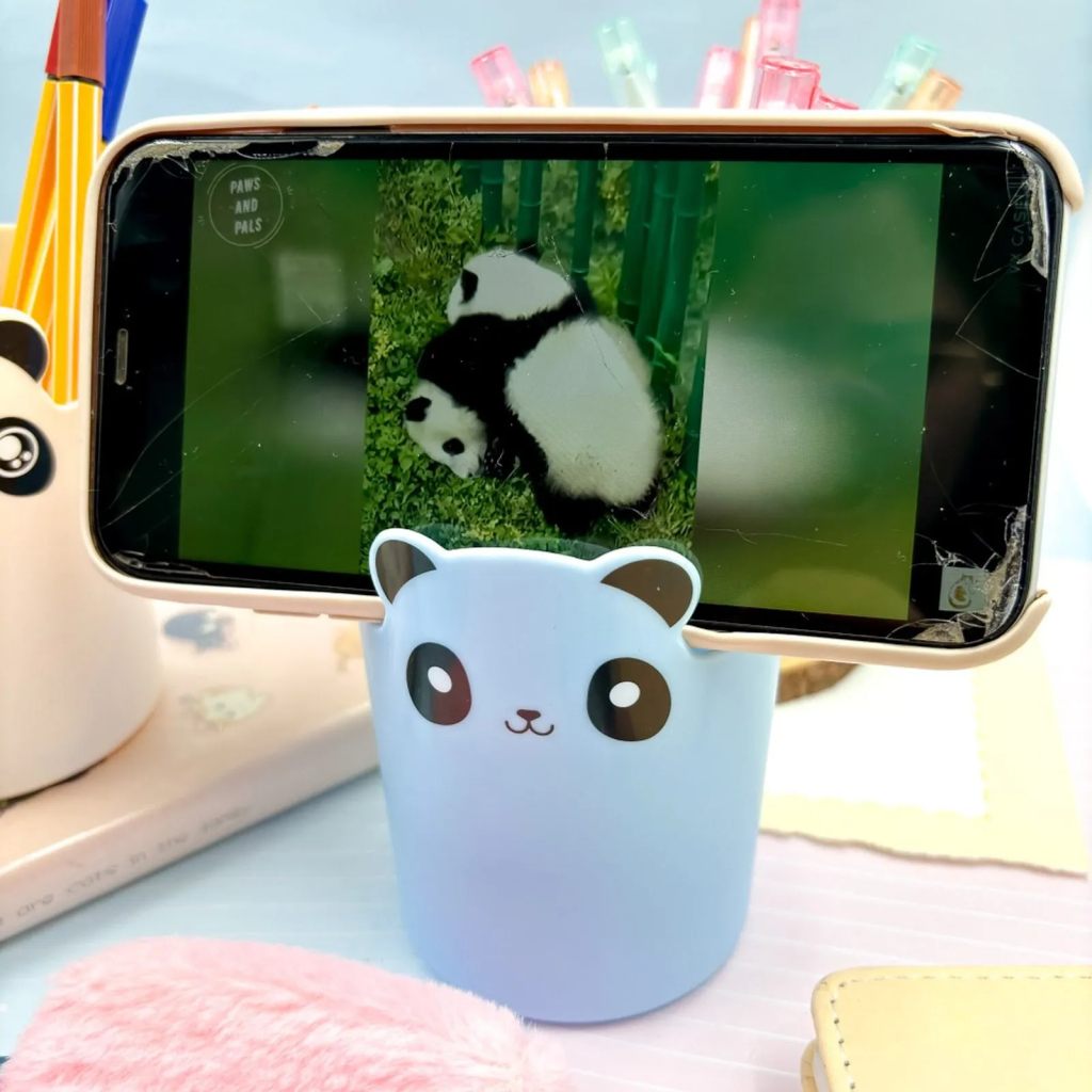 PORTA CANETA E CELULAR PANDA