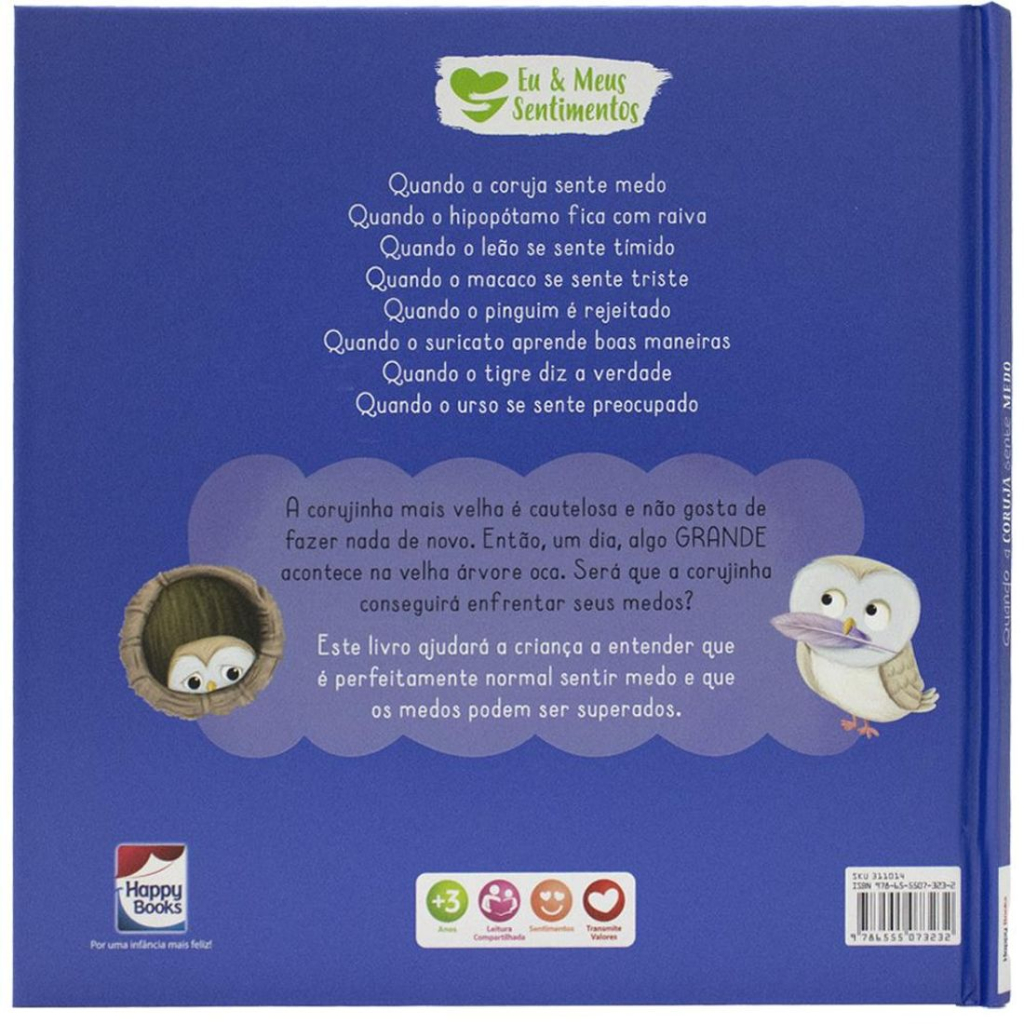 Eu e Meus Sentimentos: Quando a Coruja Sente Medo