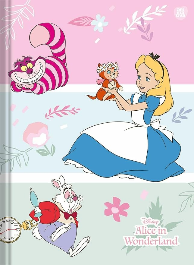CADERNO BROCHURA 1/1 80F - ALICE NO PAÍS DAS MARAVILHAS