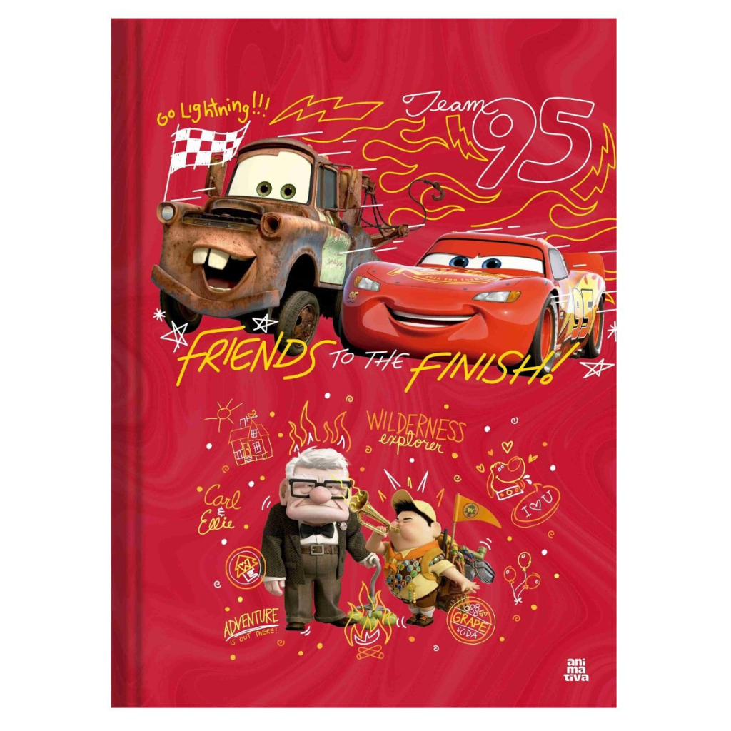 CADERNO BROCHURA 1/1 80F - PIXAR