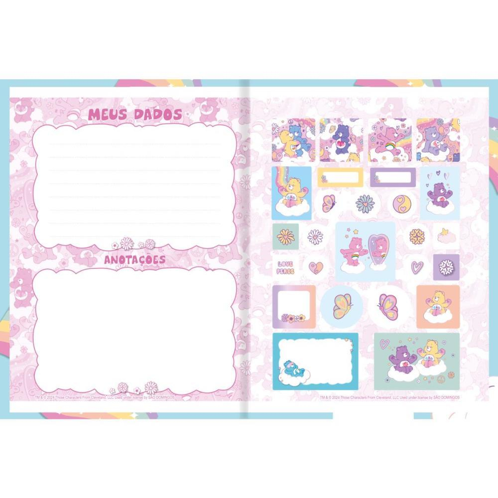 CADERNO BROCHURA 1/1 80F - URSINHOS CARINHOSOS