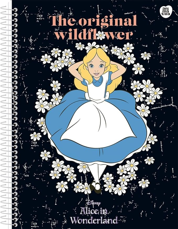 CADERNO UNIVERSITÁRIO 10M 160F - ALICE NO PAÍS DAS MARAVILHAS