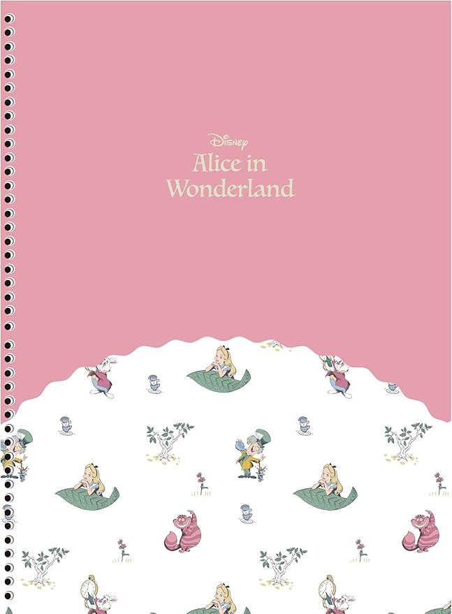 CADERNO UNIVERSITÁRIO 10M 160F - ALICE NO PAÍS DAS MARAVILHAS