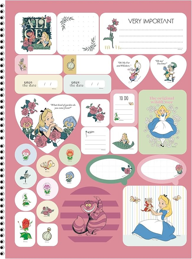 CADERNO UNIVERSITÁRIO 10M 160F - ALICE NO PAÍS DAS MARAVILHAS