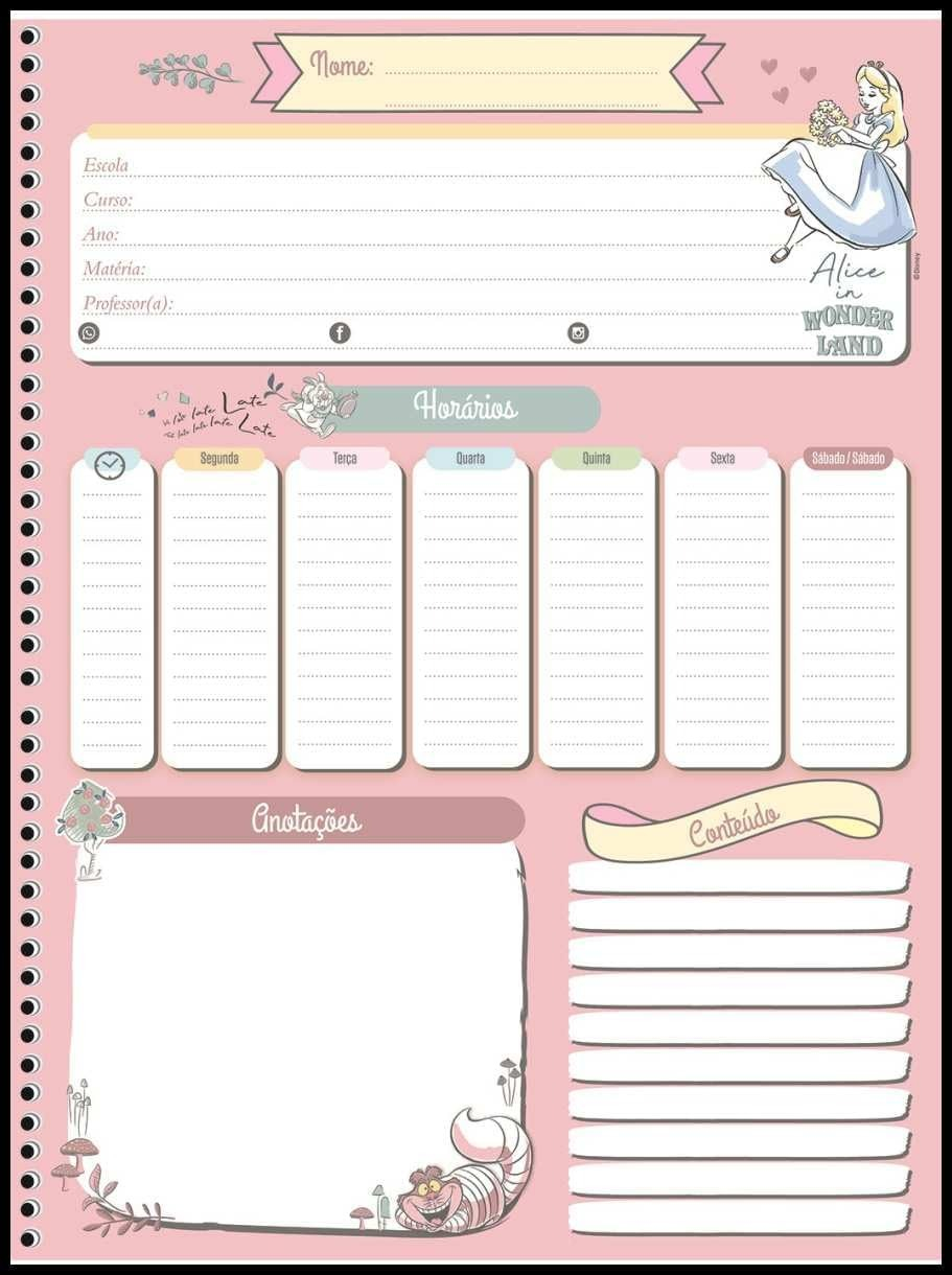 CADERNO UNIVERSITÁRIO 10M 160F - ALICE NO PAÍS DAS MARAVILHAS