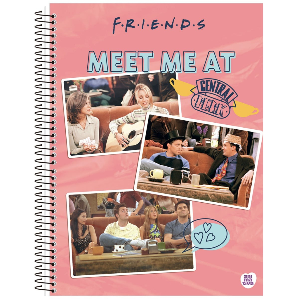 CADERNO UNIVERSITÁRIO 10M 160F - FRIENDS