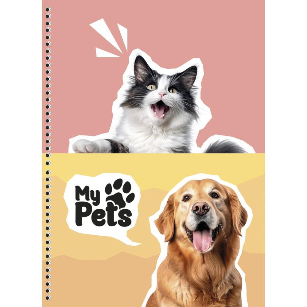 CADERNO UNIVERSITÁRIO 10M 160F - MY PETS
