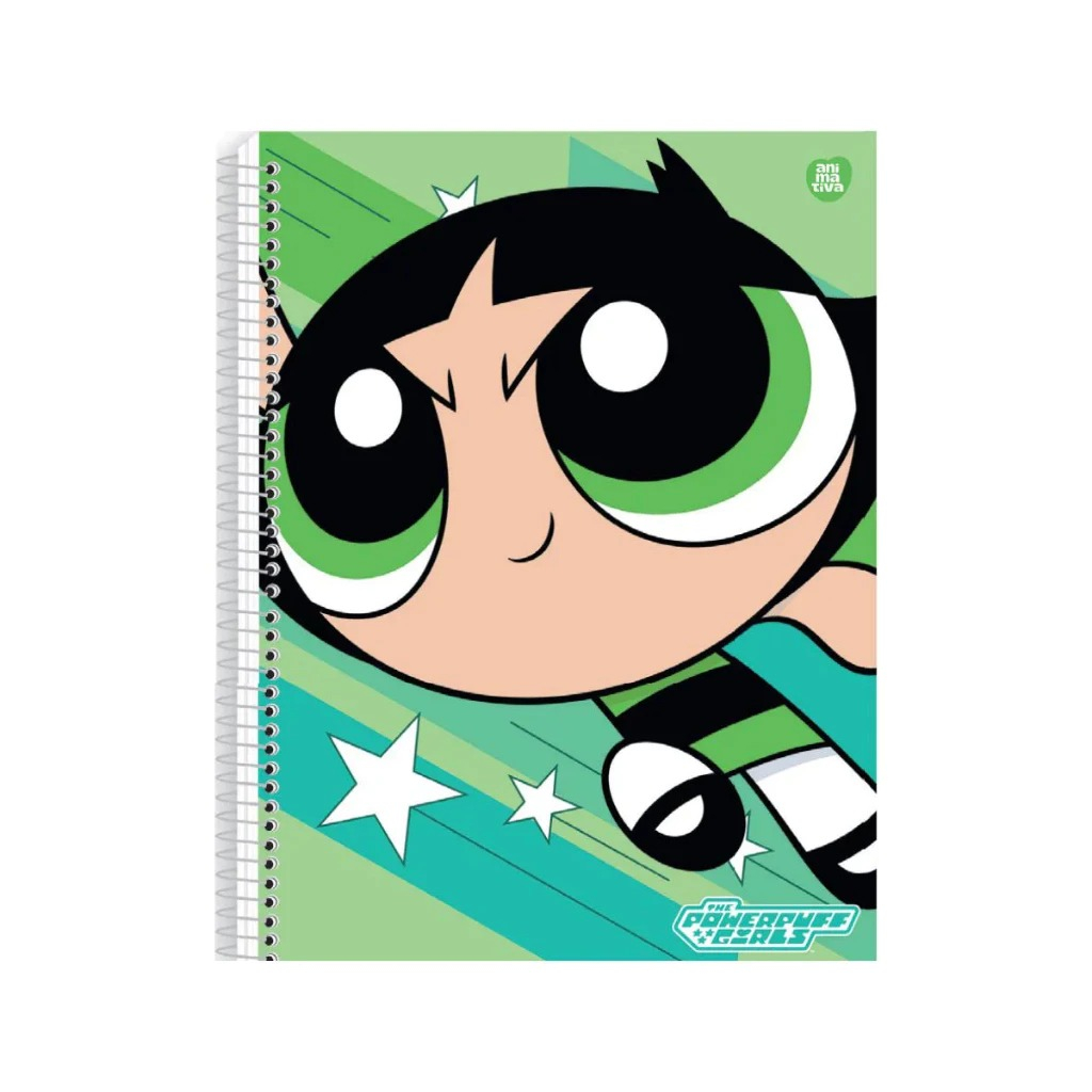 CADERNO UNIVERSITÁRIO 1M 80F - MENINAS SUPER PODEROSAS