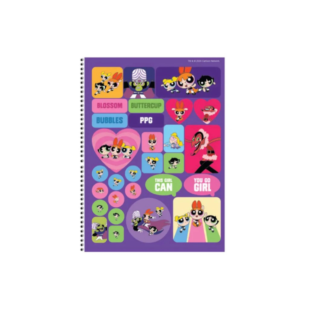 CADERNO UNIVERSITÁRIO 1M 80F - MENINAS SUPER PODEROSAS