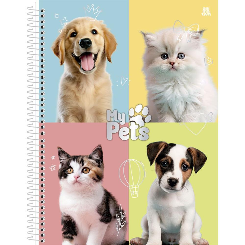 CADERNO UNIVERSITÁRIO 1M 80F - MY PETS