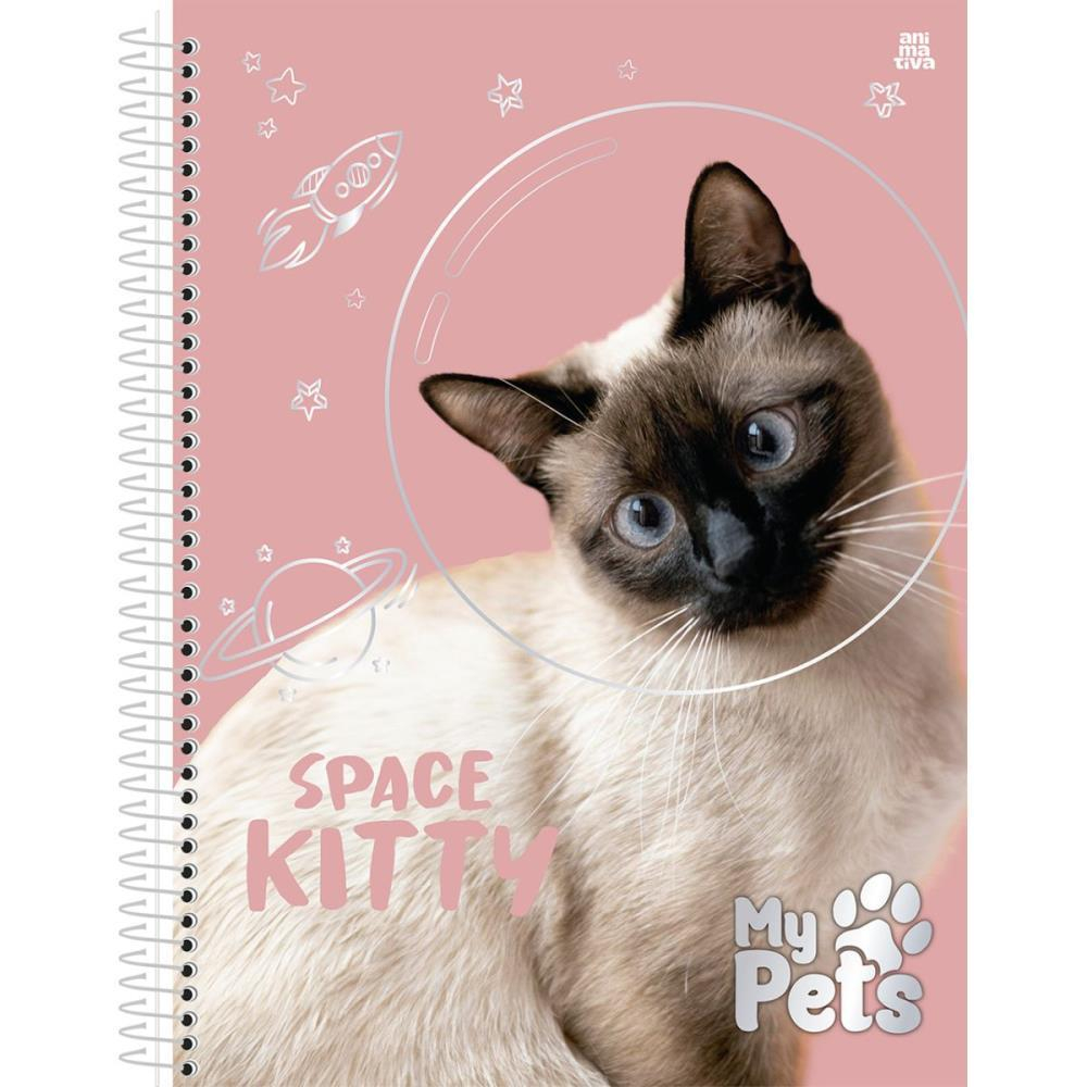CADERNO UNIVERSITÁRIO 1M 80F - MY PETS
