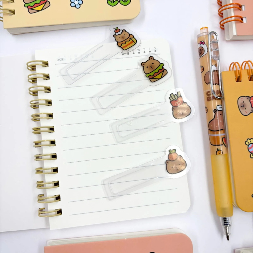 Mini Caderno com Divisórias Capivara